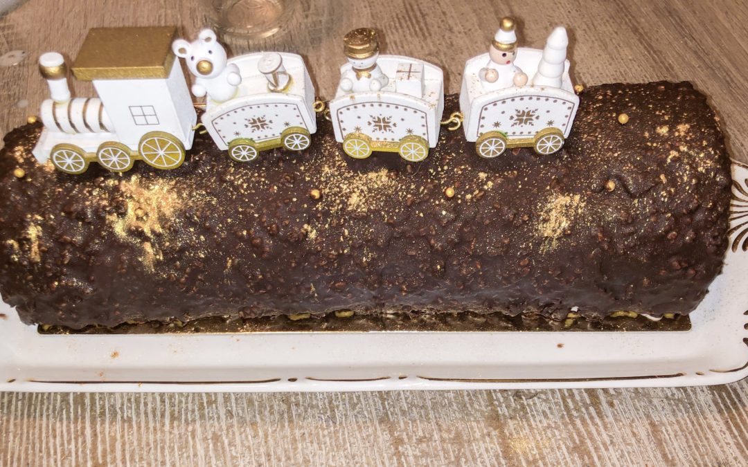 Recette de Bûche glacée Vanille Noisette