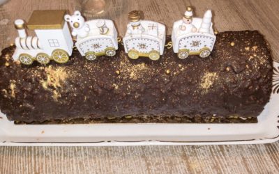 Recette de Bûche glacée Vanille Noisette
